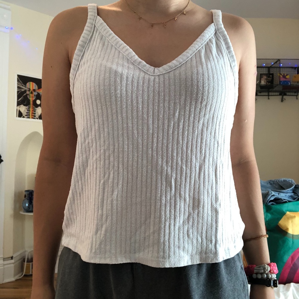 American Eagle Soft & Sexy off white tank top